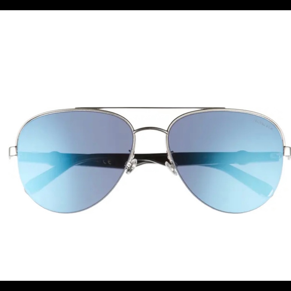 Women’s Ladies Juniors Girls Silver 62mm Aviator Sunglasses